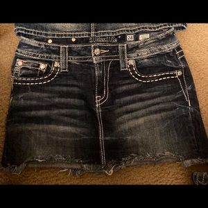 Miss Me Jean Skirt